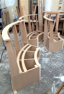 business interior bespoke custom seating  