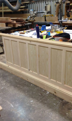 heritage property wood panelling  