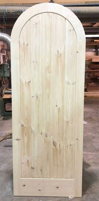 panel door arched  